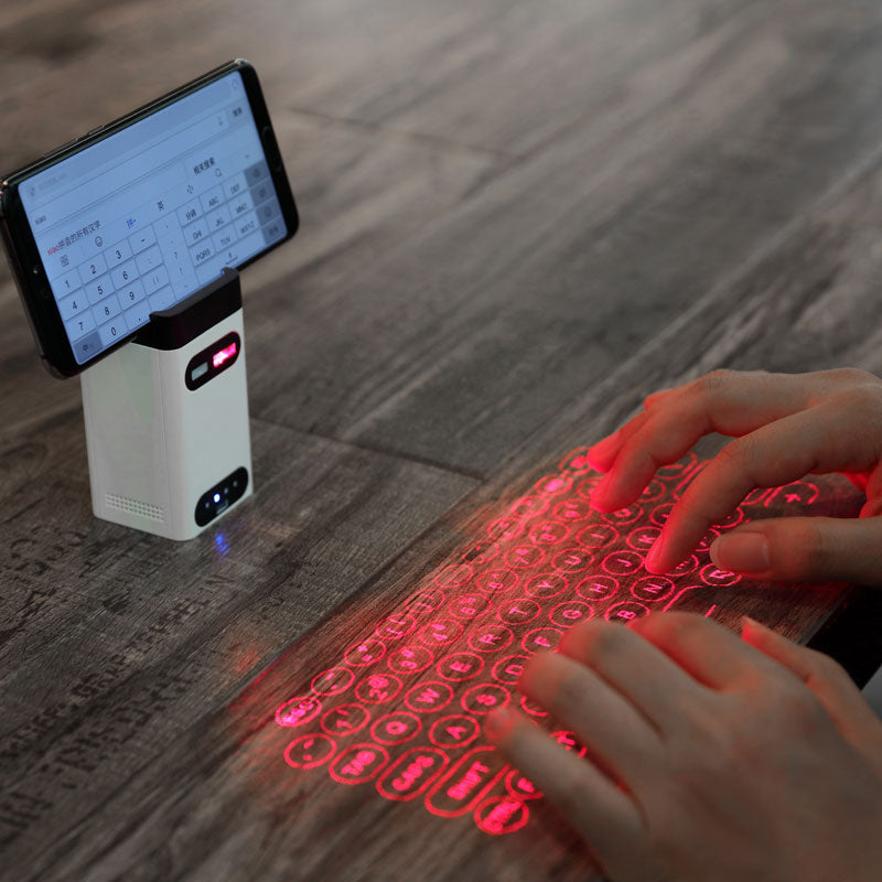 GlowType Visual Laser Keyboard